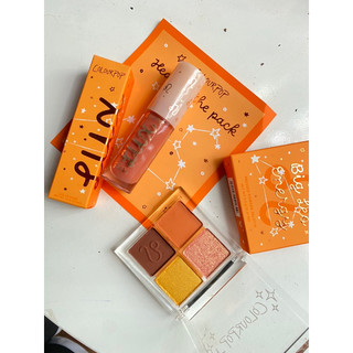 Set phấn mắt và son bóng colourpop