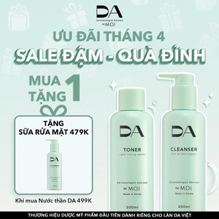 Da by moi - sữa rửa mặt 2.1 - toner nước thần d.a by m.o.i