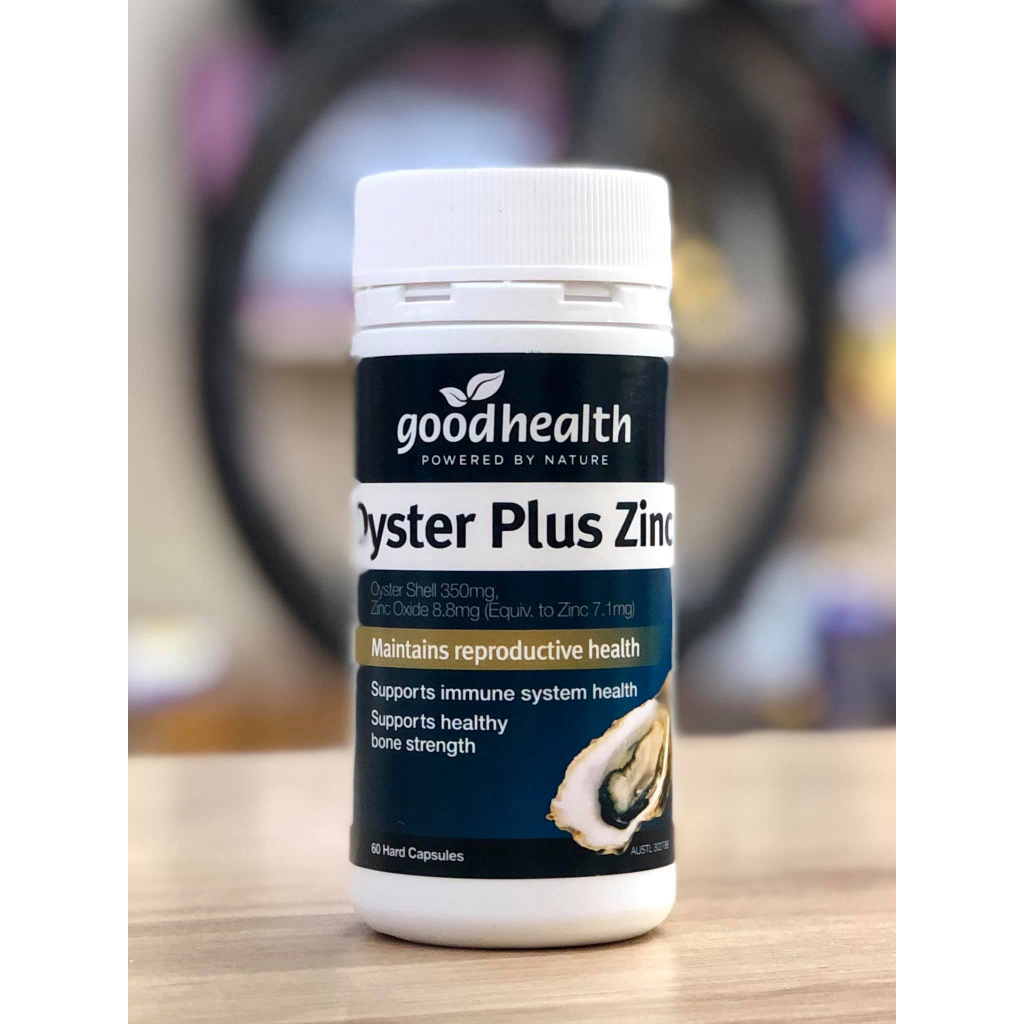 Tinh chất hàu New Zealand  Oyster Plus tăng cường sinh lý nam giới hộp 60v Mẫu mới.