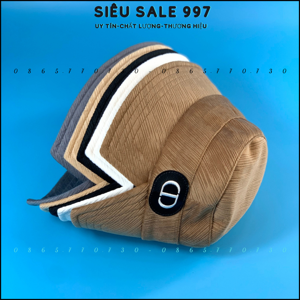 MŨ BUCKET LOGO DA CD CỤP XẺ VÀNH CHẤT NHUNG MỊN CAO CẤP, MŨ VÀNH CỤP XẺ MẪU MỚI HOT TREND