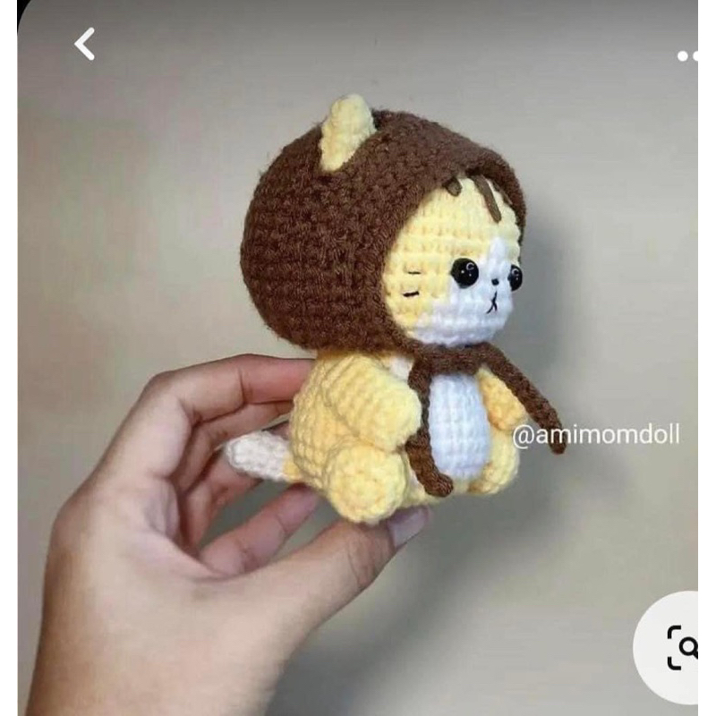 Móc khoá Mèo đội mũ( Ib đặt màu theo yêu cầu)