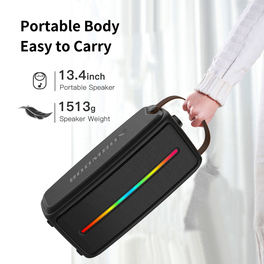 Loa Nghe Nhạc Xách Tay Bluetooth BKK BK87A  Loa Karaoke Di Động Không Dây Mini