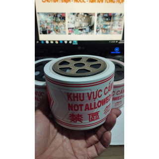 Cuộn dây rào cảnh báo khu vực cấm vào in 2 mặt loại đủ mét, dây an toàn công trường, khu vực cách ly
