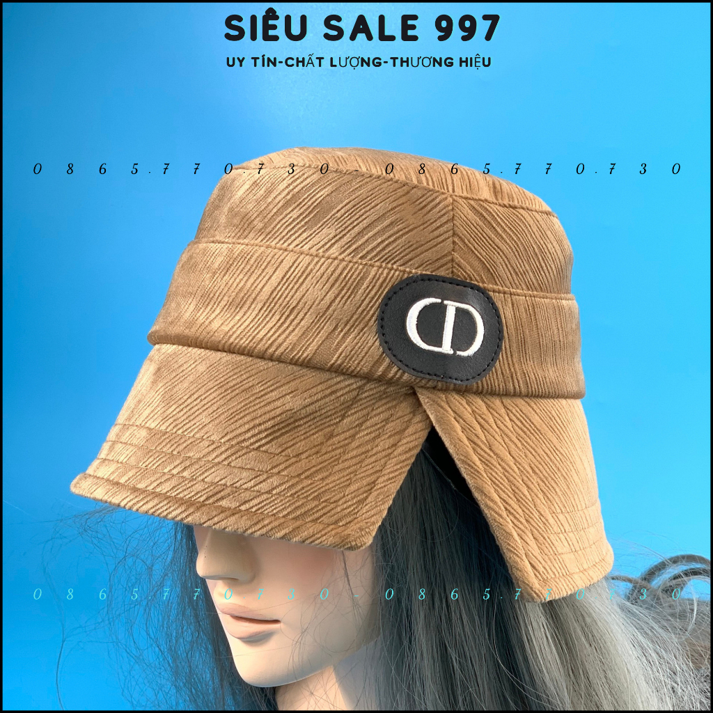 MŨ BUCKET LOGO DA CD CỤP XẺ VÀNH CHẤT NHUNG MỊN CAO CẤP, MŨ VÀNH CỤP XẺ MẪU MỚI HOT TREND