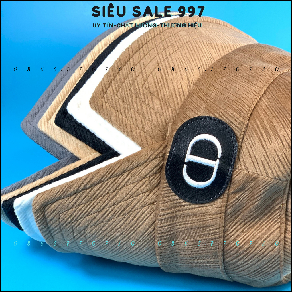 MŨ BUCKET LOGO DA CD CỤP XẺ VÀNH CHẤT NHUNG MỊN CAO CẤP, MŨ VÀNH CỤP XẺ MẪU MỚI HOT TREND