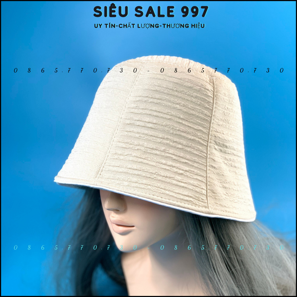 NÓN VÀNH CỤP NHÚN HÀNG VNXK THÊU VIỀN CHẤT VẢI XOĂN NGANG THỜI TRANG NHIỀU MÀU HOT TREND