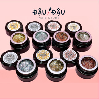 Gel nhũ Huaxi Platinum Metal chính hãng - Gel metan nhũ vẽ móng, vẽ viền móng đậm đặc