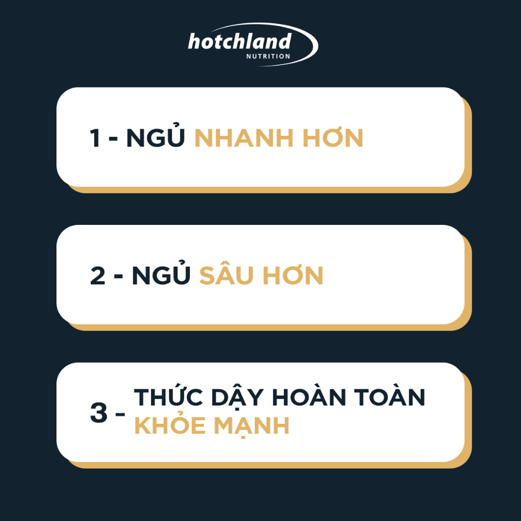 Viên uống Hotchland Nutrition Optimum Sleep Now hỗ trợ cải thiện giúp ngủ sâu và ngon hộp 60 viên.