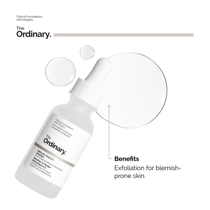 Serum tẩy tế bào chết The Ordinary Salicylic Acid 2% Solution 30ml
