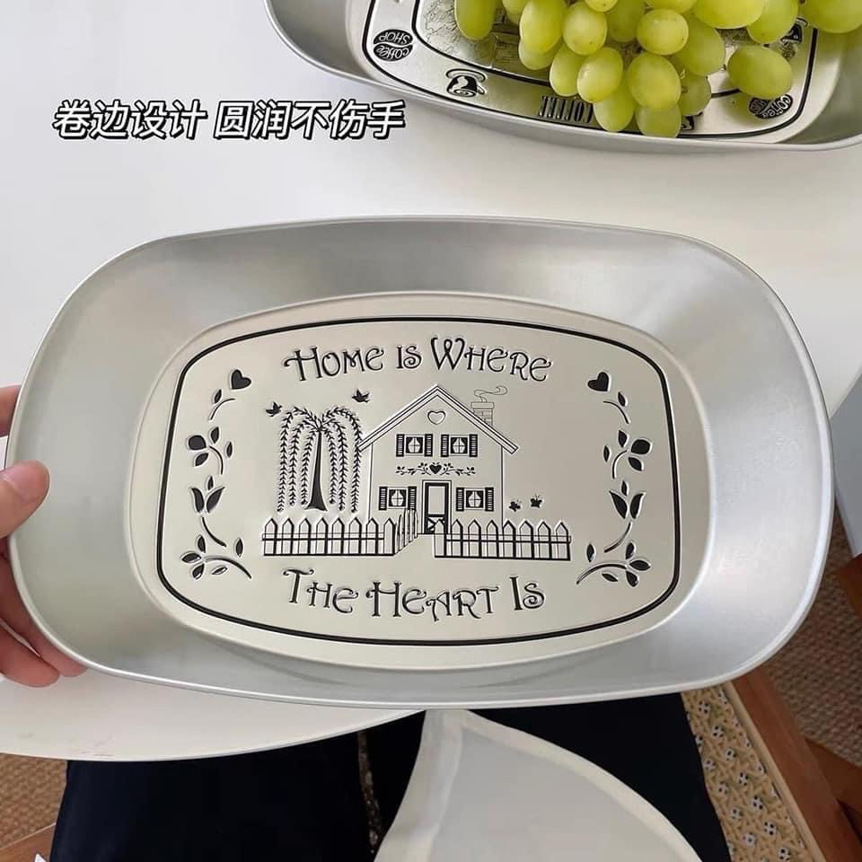 DĨA INOX ĐIÊU KHẮC