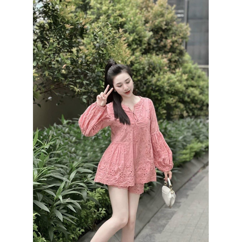 SET BBD XÔ REN LỖ CỘT NƠ + SHORT 2M