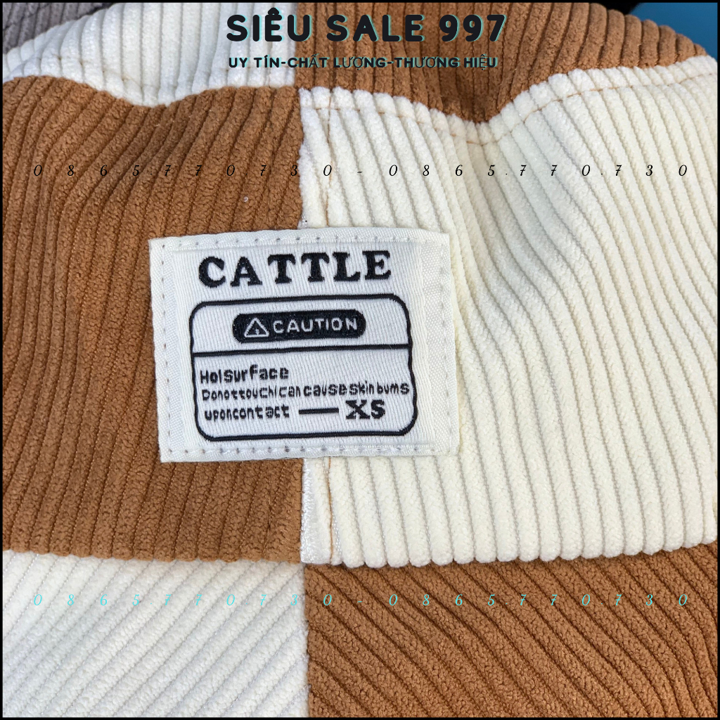 MŨ BUCKET CA RÔ PHỐI MÀU LOGO VUÔNG CHẤT NỈ GÂN MẪU MỚI HOT CAO CẤP THỜI TRANG 3 MÀU