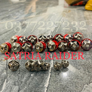 Combo ốc dàn áo full ốc inox+lông đền đỏ kitaco gắn tất cả các dòng xe phổ thông