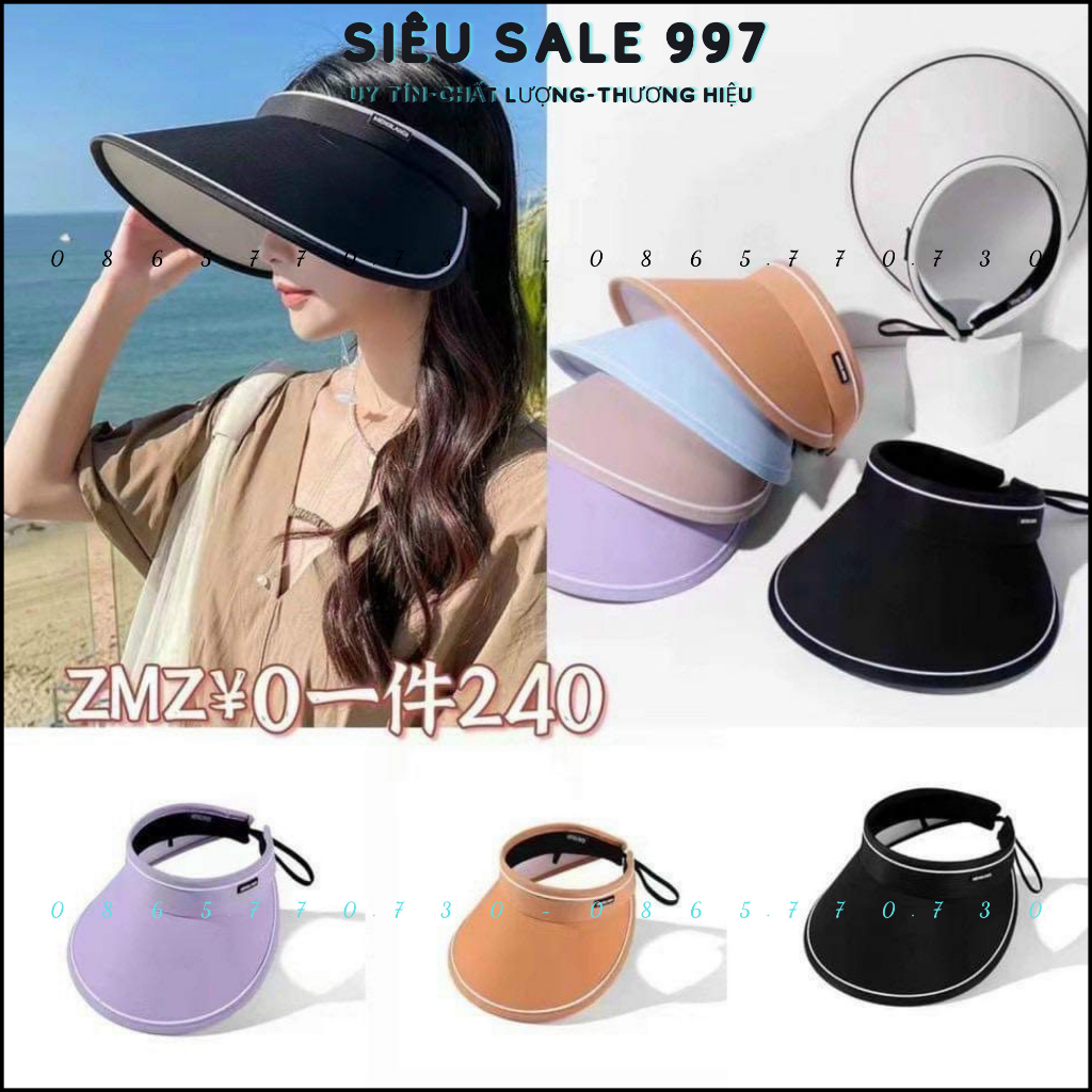 NÓN HOT - MŨ DU LỊCH ĐI BIỂN NỮA ĐẦU CHẤT NHỰA POLY HÀNG QC NHẬP HOT TREND HÀNG CAO CẤP
