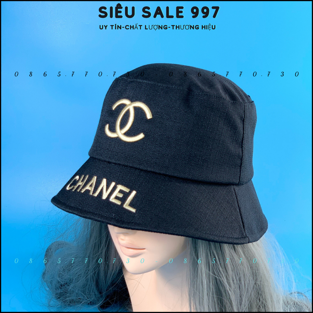 MŨ TAI BÈO RỘNG VÀNH MẪU MỚI THÊU LOGO CHAANELL HOT CAO CẤP CHẤT VẢI DÀY ÊM ĐẸP
