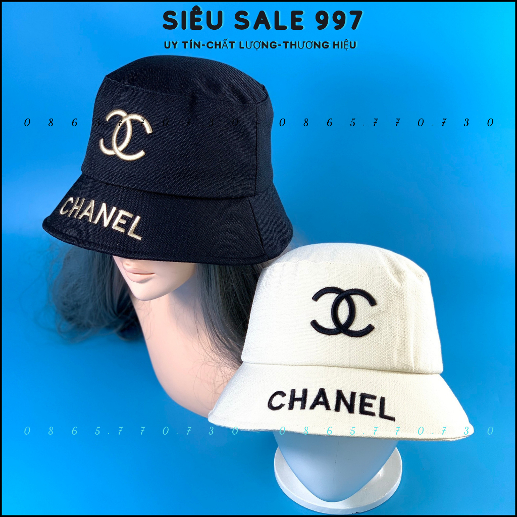 MŨ TAI BÈO RỘNG VÀNH MẪU MỚI THÊU LOGO CHAANELL HOT CAO CẤP CHẤT VẢI DÀY ÊM ĐẸP
