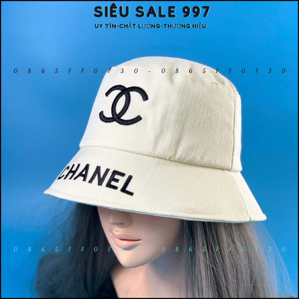 MŨ TAI BÈO RỘNG VÀNH MẪU MỚI THÊU LOGO CHAANELL HOT CAO CẤP CHẤT VẢI DÀY ÊM ĐẸP