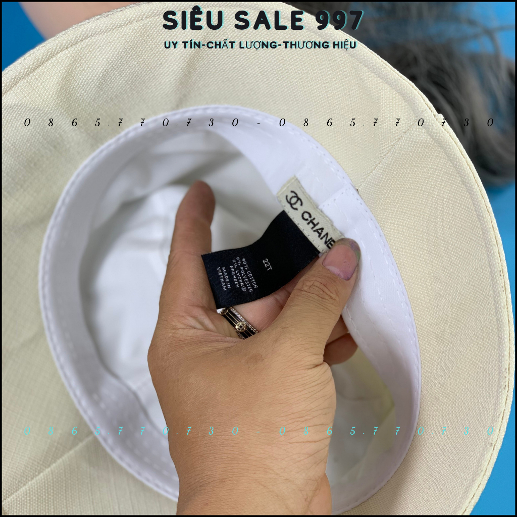 MŨ TAI BÈO RỘNG VÀNH MẪU MỚI THÊU LOGO CHAANELL HOT CAO CẤP CHẤT VẢI DÀY ÊM ĐẸP