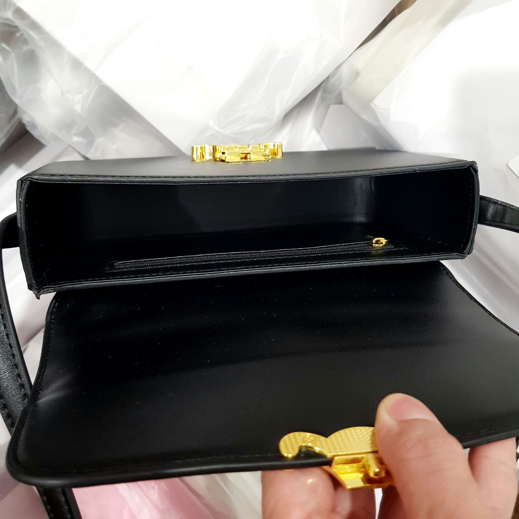 Túi xách nữ giá rẻ, túi kẹp nách da trơn mã DC05