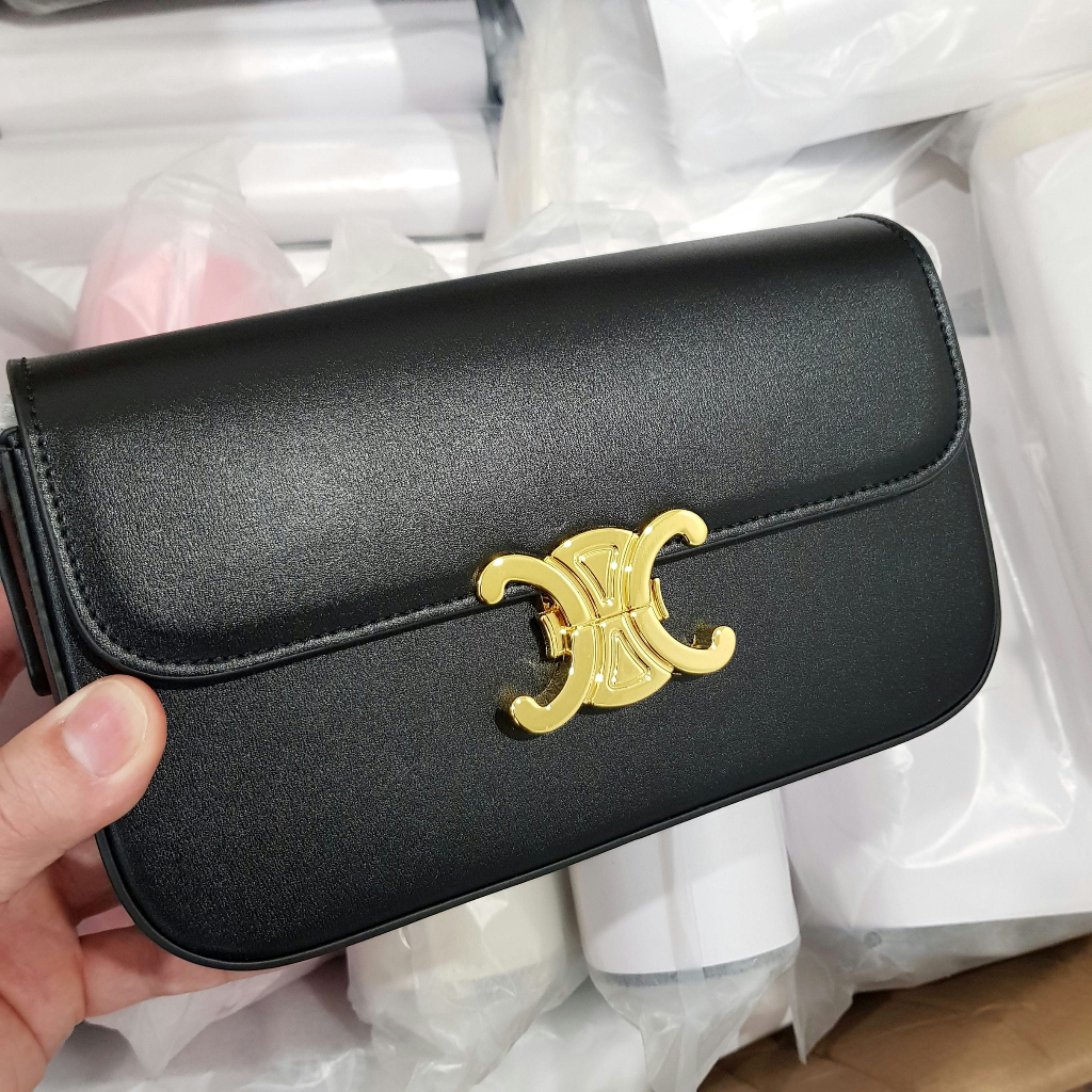 Túi xách nữ giá rẻ, túi kẹp nách da trơn mã DC05