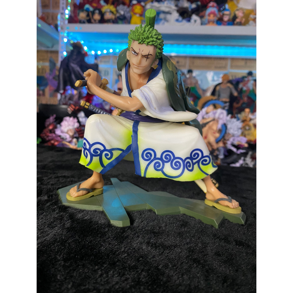 Mô Hình Zoro wano rút kiếm cao 18cm Mô Hình Onepiece giá rẻ