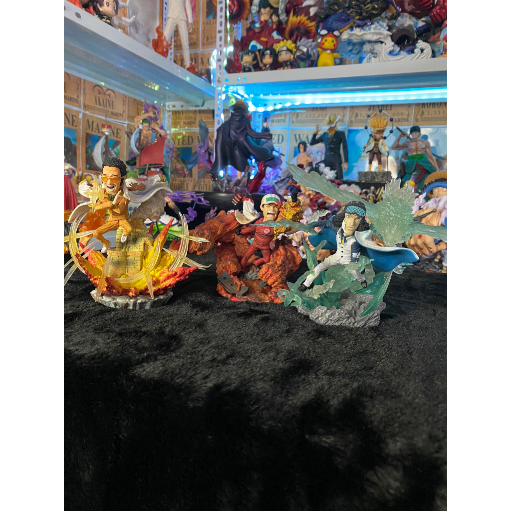 [Hàng Có Sẵn Freeship] Mô Hình/Figure Đô đốc hải quân aokiji kizaru akainu chibi Mô hình Onepiece gi