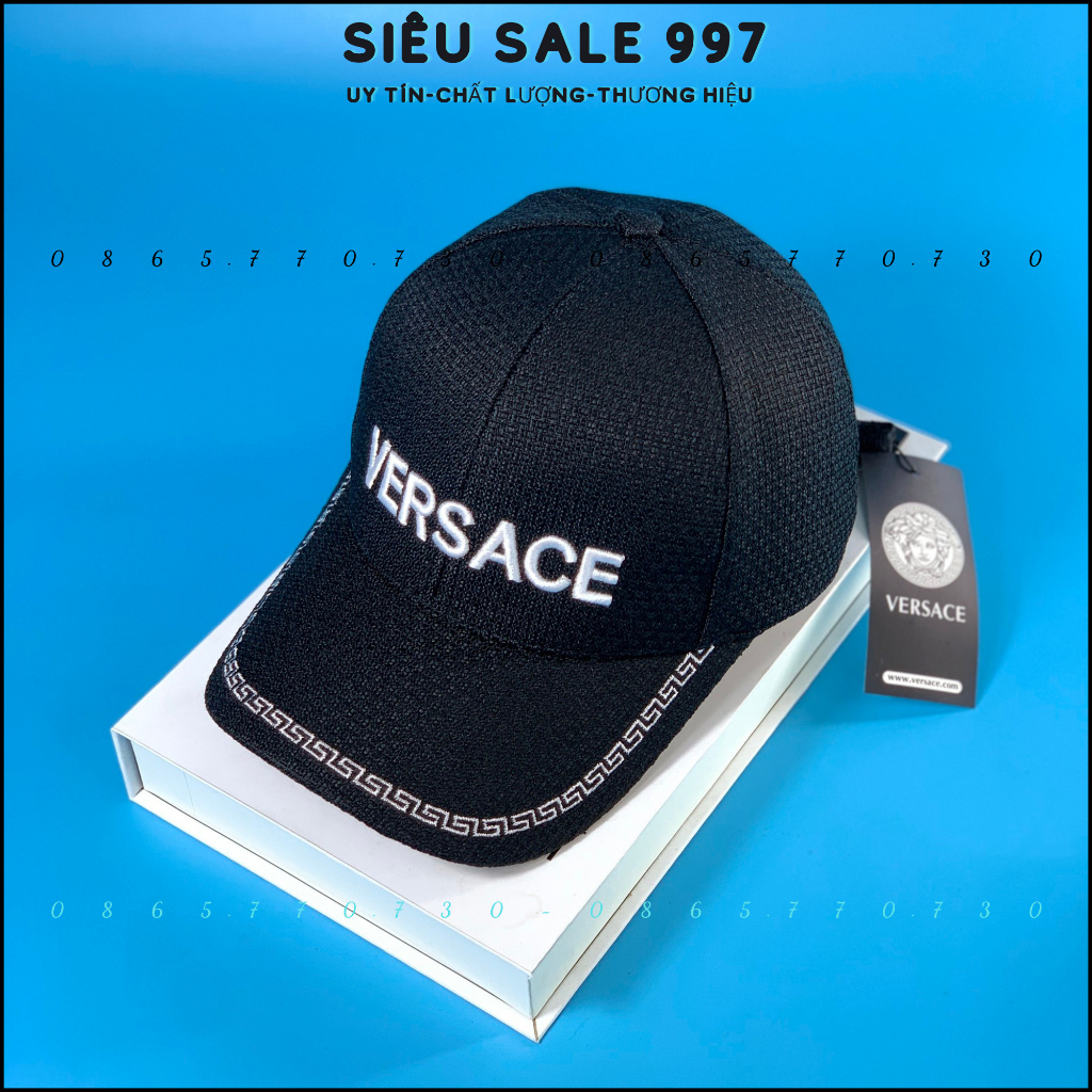 NÓN KẾT NỈ XOĂN THÊU NỔI LOGO VÊ SA SI THỜI TRANG CAO CẤP 2 MÀU FULL TEM MÁC VNXK