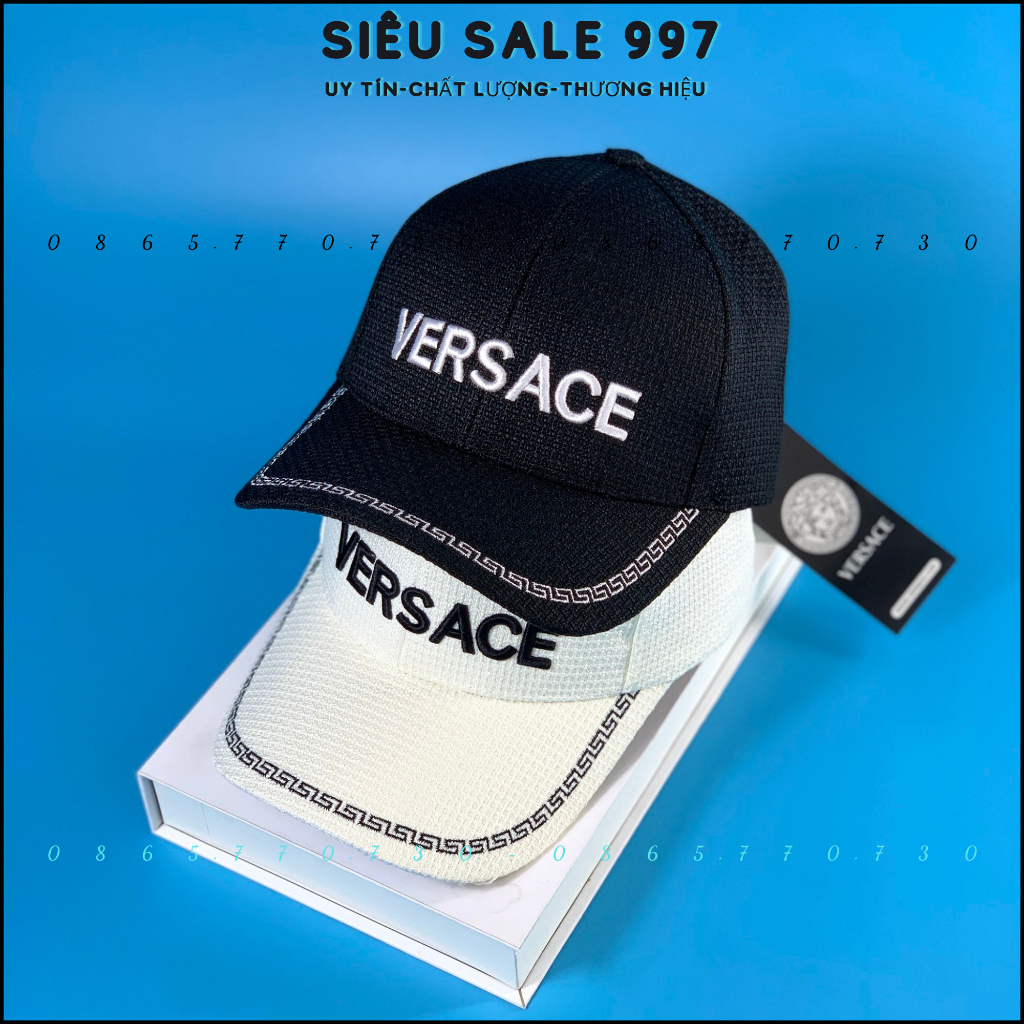 NÓN KẾT NỈ XOĂN THÊU NỔI LOGO VÊ SA SI THỜI TRANG CAO CẤP 2 MÀU FULL TEM MÁC VNXK