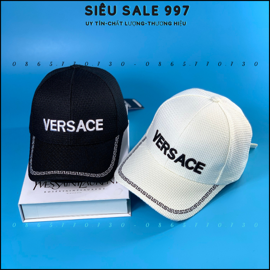 NÓN KẾT NỈ XOĂN THÊU NỔI LOGO VÊ SA SI THỜI TRANG CAO CẤP 2 MÀU FULL TEM MÁC VNXK