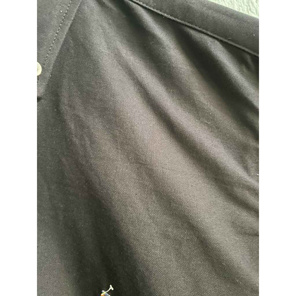 ÁO SƠMI NAM VẢI OFORD 100% COTTON, TAY DÀI, DÁNG PHONG CÁCH CHÂU ÂU, MÀU ĐEN