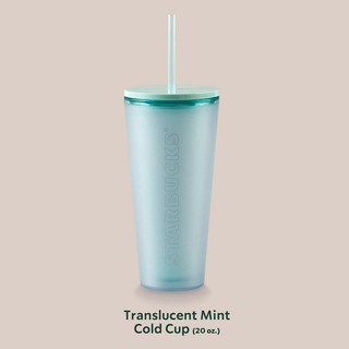 Bình Starbucks Xanh Mint Translucent New Core Golden Collection