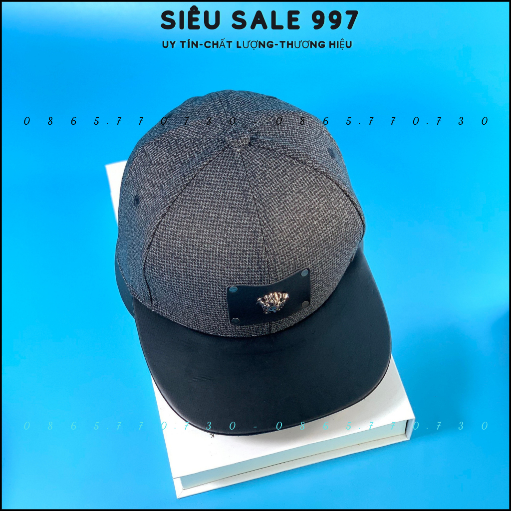 NÓN SNAPBACK LOGO DA VUÔNG VÊ SẮC XI, MŨ HÍP HÓP KHÓA NÚT 5 MÀU CAO CẤP NHIỀU CAO THỜI TRANG