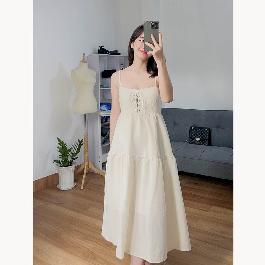Đầm hai dây babydoll dễ thuơng LRD004