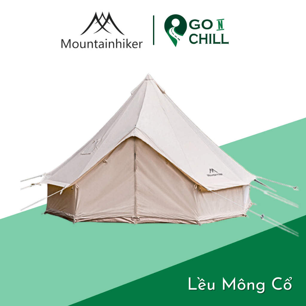 Lều Mông Cổ MountainHiker, lều cắm trại dã ngoại Glamping, lều camping cho homestay