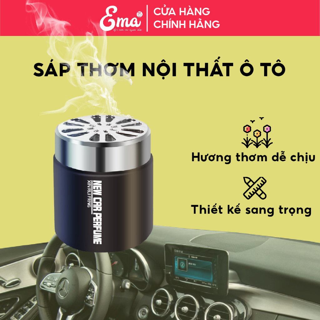 Sáp thơm ô tô Autox hương thơm thực vật giúp giảm say xe | BigBuy360 - bigbuy360.vn