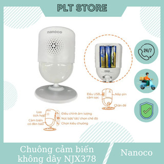 Chuông Cảm Biến Không Dây Nanoco (Panasonic) NJX378