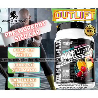 NUTREX OUTLIFT PRE-WORKOUT Mạnh Nhất (30SV)