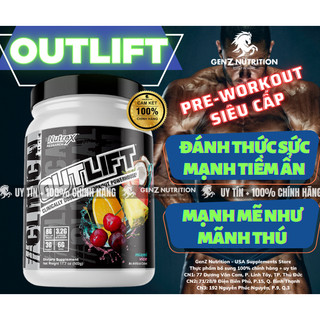 NUTREX OUTLIFT PRE-WORKOUT Mạnh Nhất (30SV)