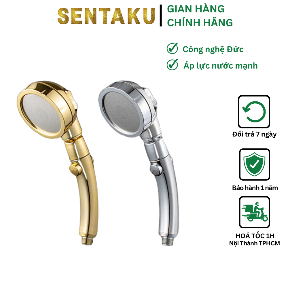 Vòi sen dụng cụ nhà tắm tăng áp Jubin kiểu dáng công nghệ của Đức - Sentaku