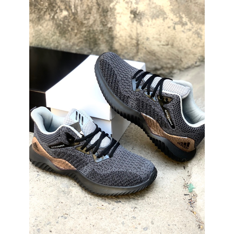 Giày Sneaker Alphabounce, Giày_adidas 2 màu Đen vàng/ Đen trắng/ Full đen Full Box