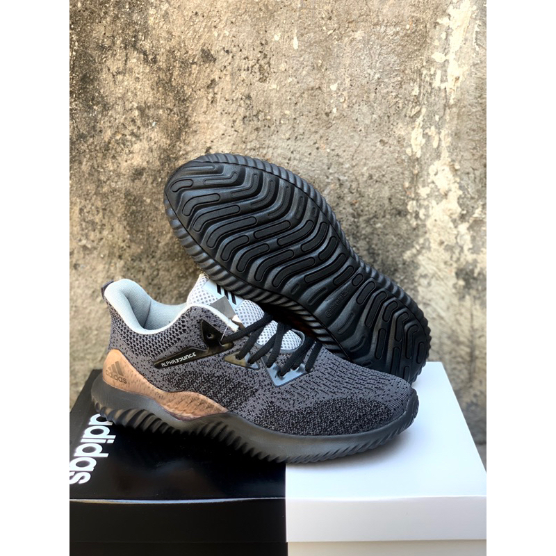 Giày Sneaker Alphabounce, Giày_adidas 2 màu Đen vàng/ Đen trắng/ Full đen Full Box
