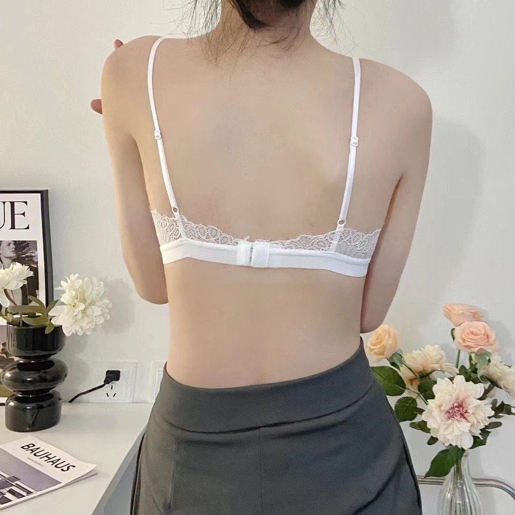 Áo Bra Ren Nữ Tôn Ngực Siêu Mềm Gợi Cảm Móc Cài Sau 591