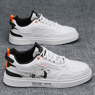 Giày sneaker nam, giày da nam thấp cổ da lì new 2024