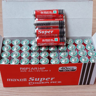Pin AA - AAA Pin tiểu Super Maxell Đỏ 1.5V