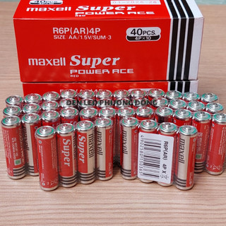 Pin AA - AAA Pin tiểu Super Maxell Đỏ 1.5V