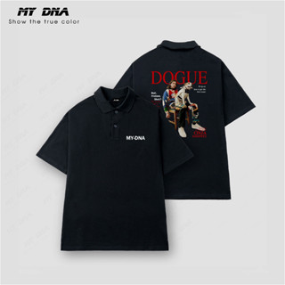  Áo polo cao cấp cặp đôi nam nữ hè 2025 local brand unisex form dáng rộng vải COTTON có size MY DNA DOGUE 