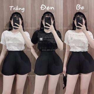 Áo kiểu ren tầng