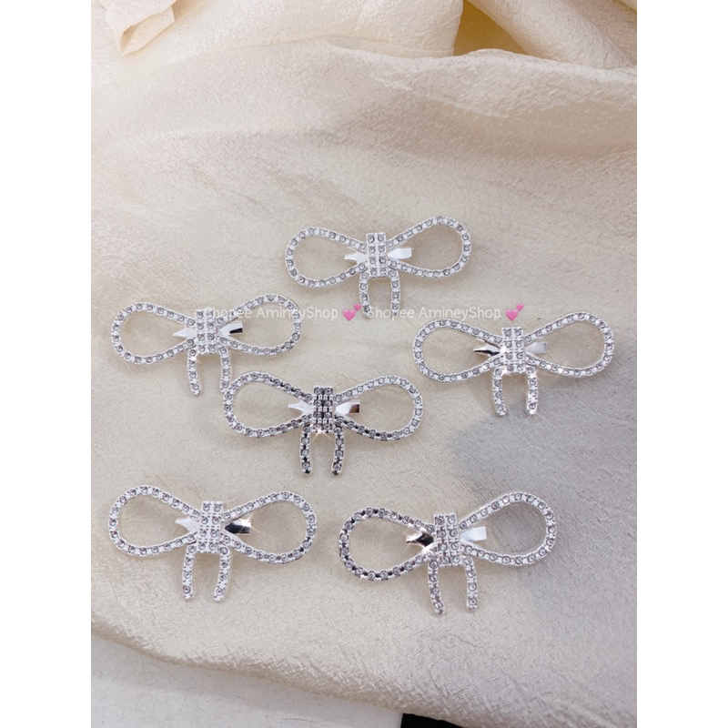 Cài nơ đá trang trí áo váy sang chảnh AmineyShop