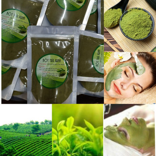 Bột trà xanh nguyên chất 100% 100gram - sản phẩm sạch an toàn từ thiên nhiên