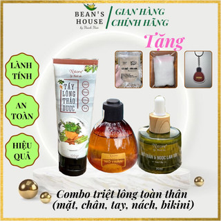 Combo triệt lông từ đầu đến chân